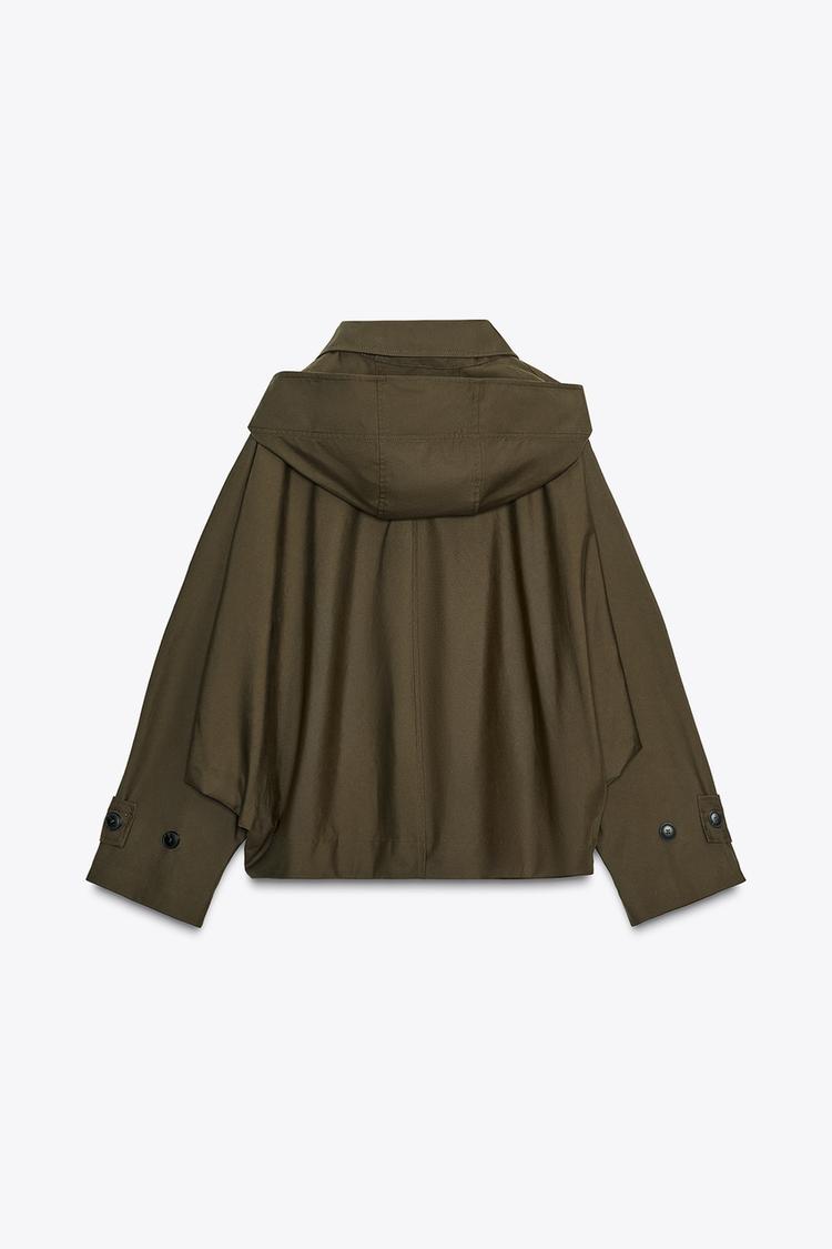 Hooded Short Trench