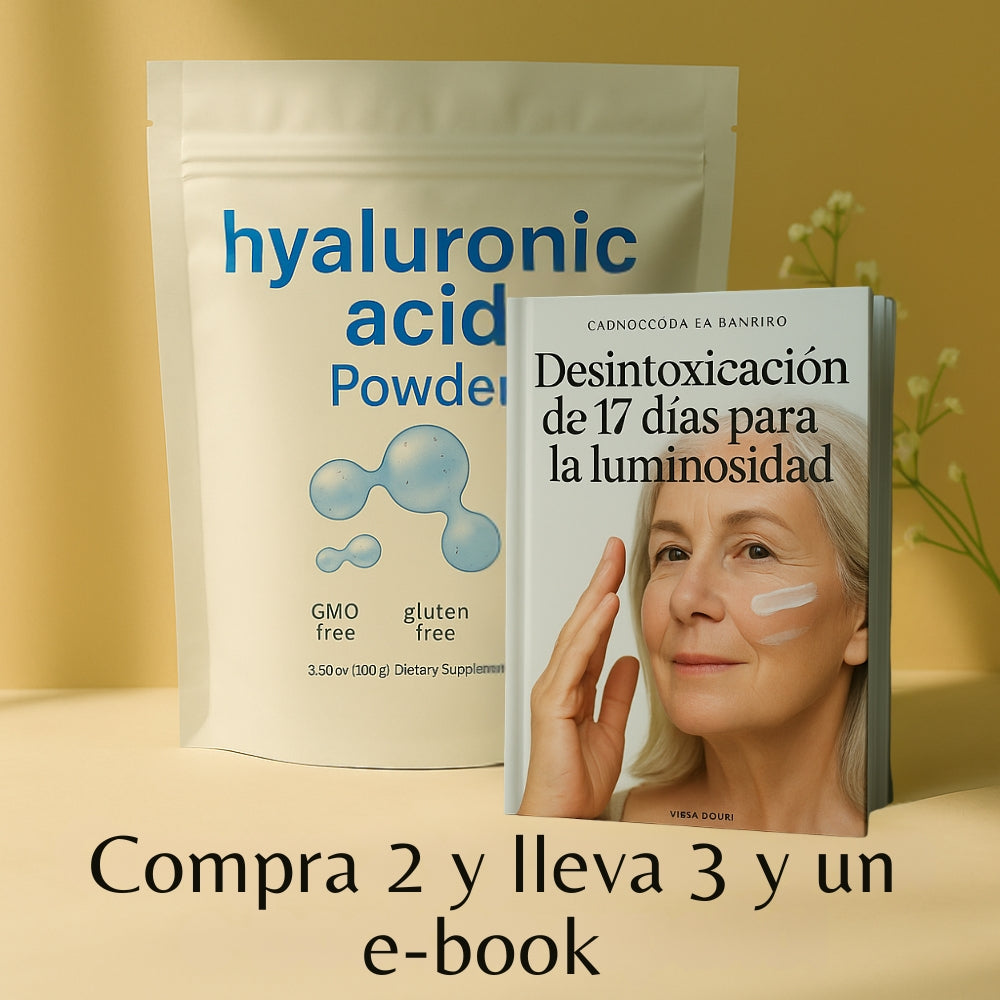 Polvo de Ácido Hialurónico – Actúa en segundos. Rejuvenece en minutos. Sorprende en horas.