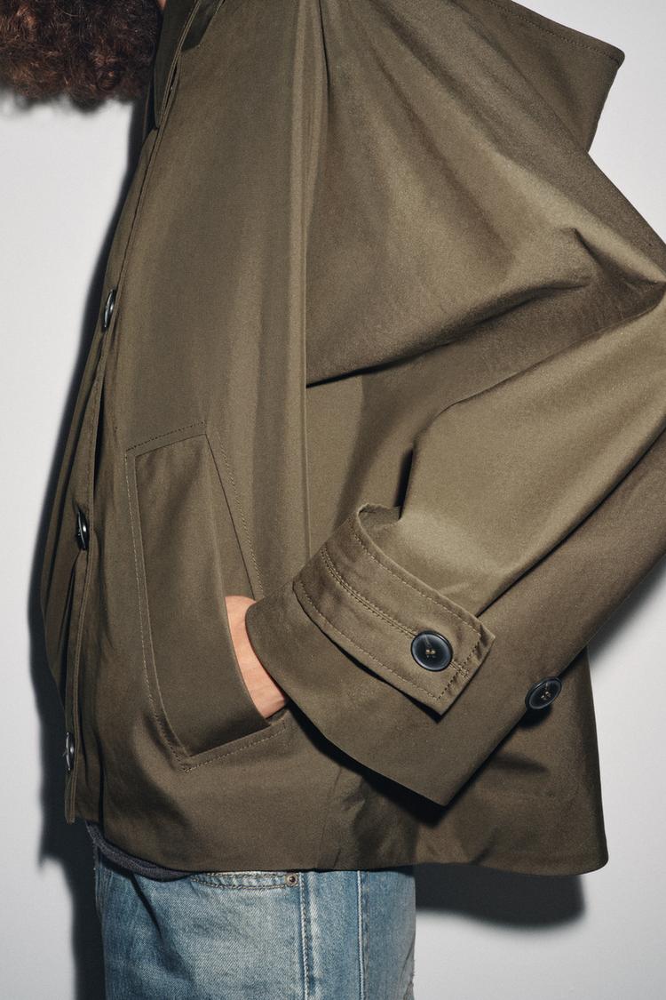 Hooded Short Trench