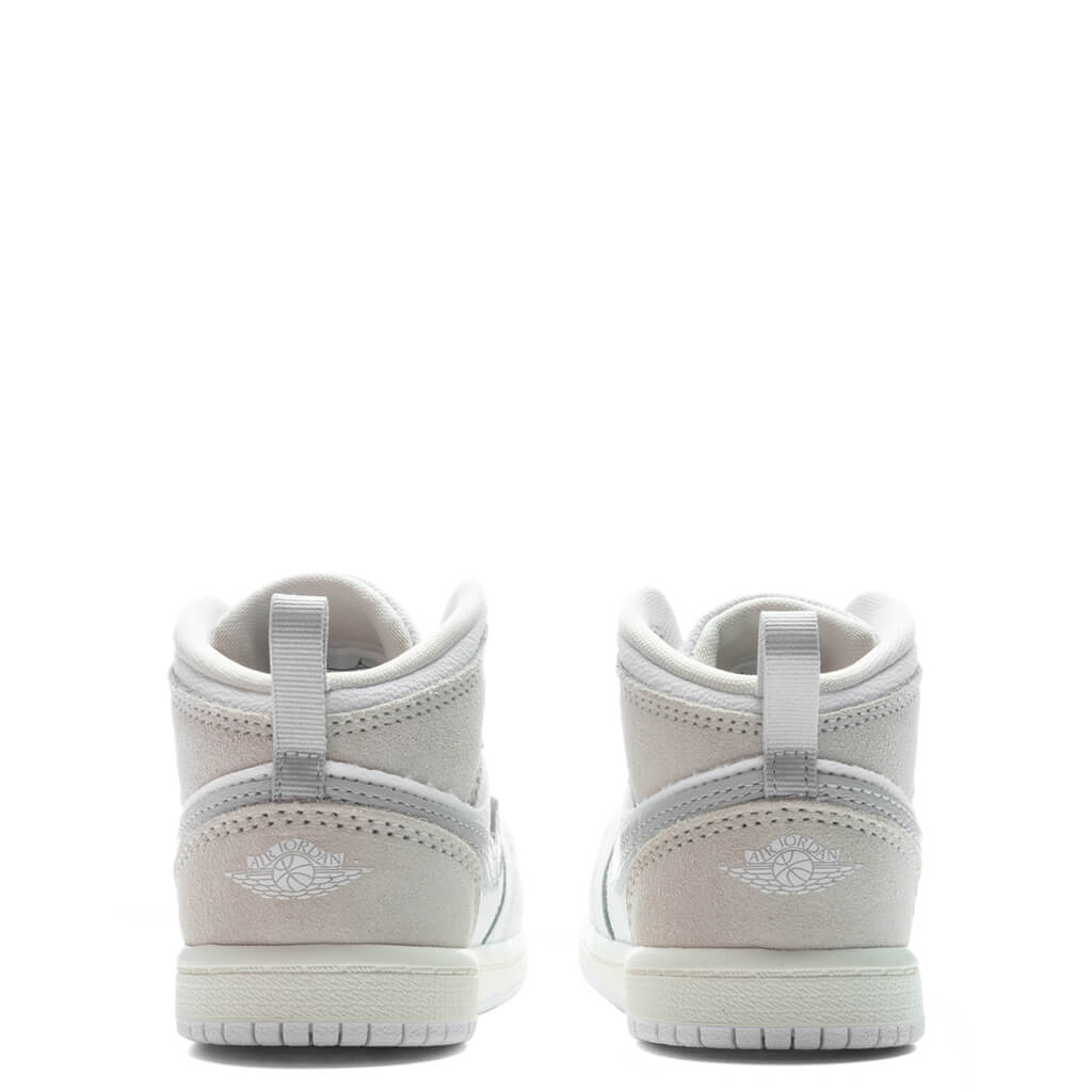 Jordan 1 Mid SE (TD) - White/Light Orewood Brown/Tech Grey