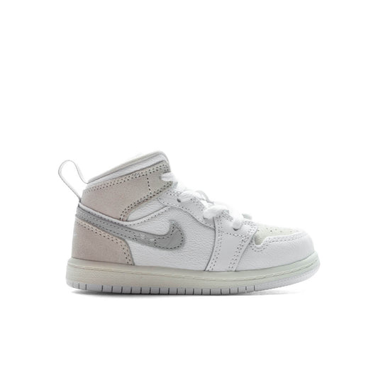 Jordan 1 Mid SE (TD) - White/Light Orewood Brown/Tech Grey