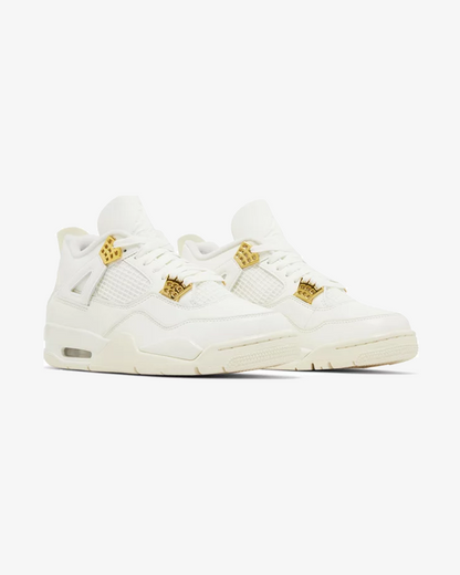 Nike Air Jordan 4 Metallic Gold WMNS