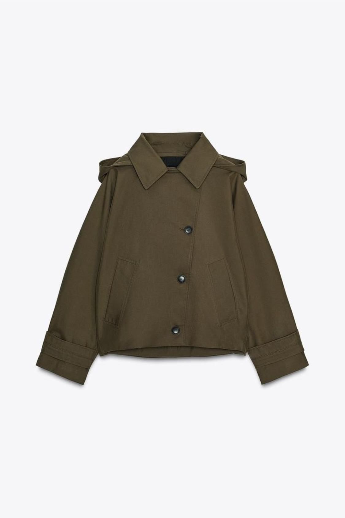 Hooded Short Trench