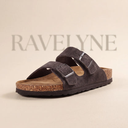 Premium Genuine Suede Sandals