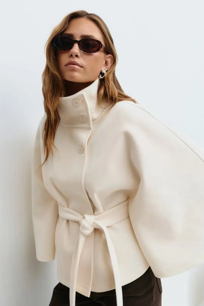 Clove Belt Cape Jacket