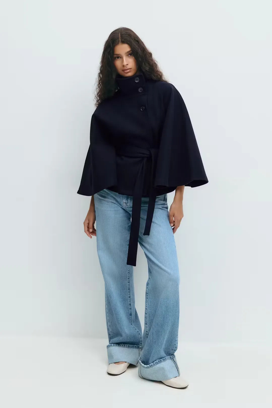 Clove Belt Cape Jacket