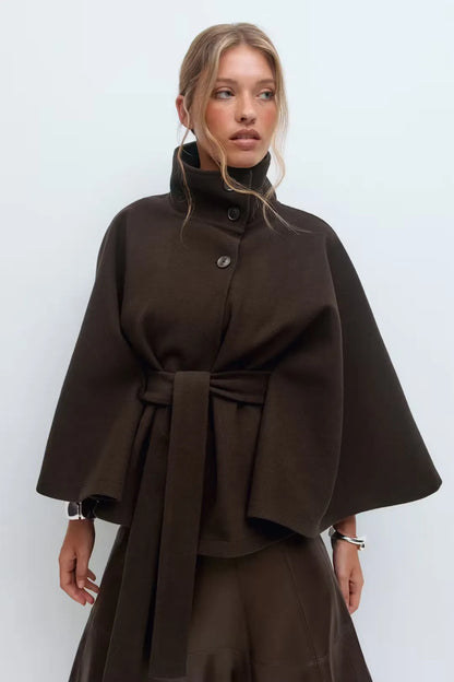 Clove Belt Cape Jacket