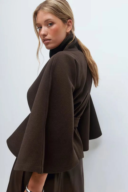 Clove Belt Cape Jacket