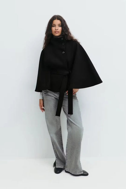 Clove Belt Cape Jacket