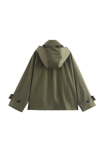 Hooded Short Trench