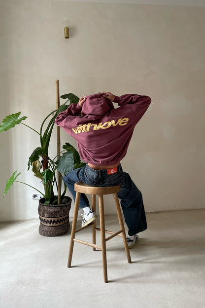 With Love Sign Hoodie