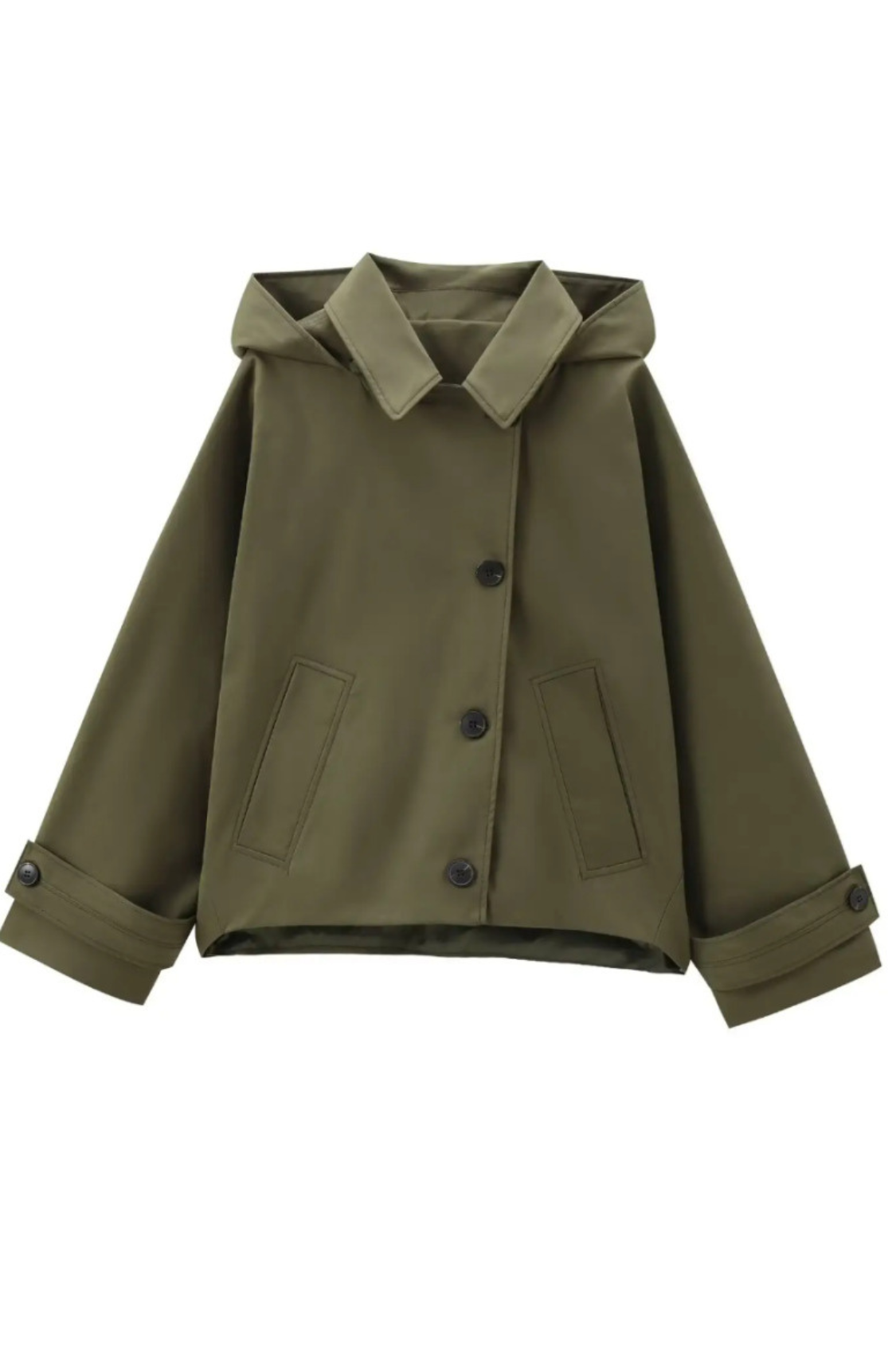 Hooded Short Trench