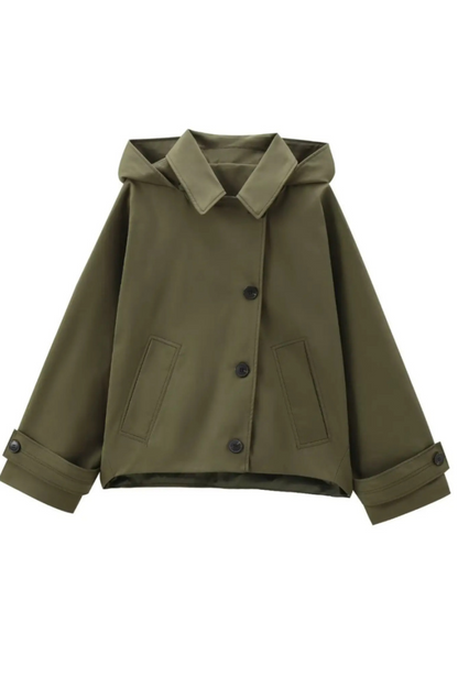 Hooded Short Trench