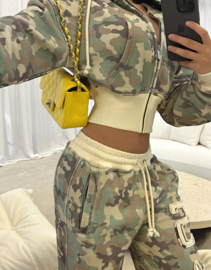Camo Cropped Vest + FREE Baggy Sweats