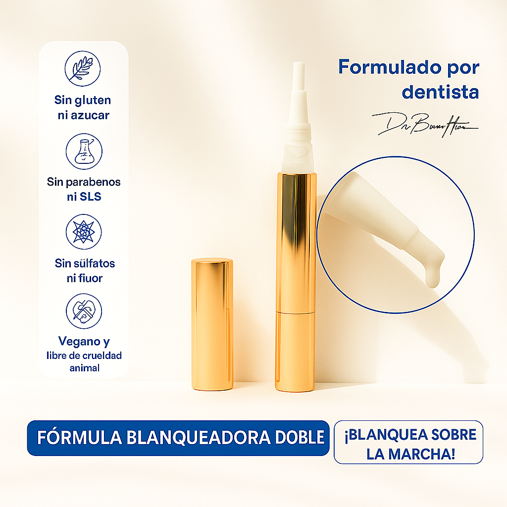 Lápiz Blanqueador de Dientes - Dientes blancos en minutos