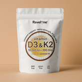 Cápsulas blandas de vitamina D3 + K2 180 CAP.