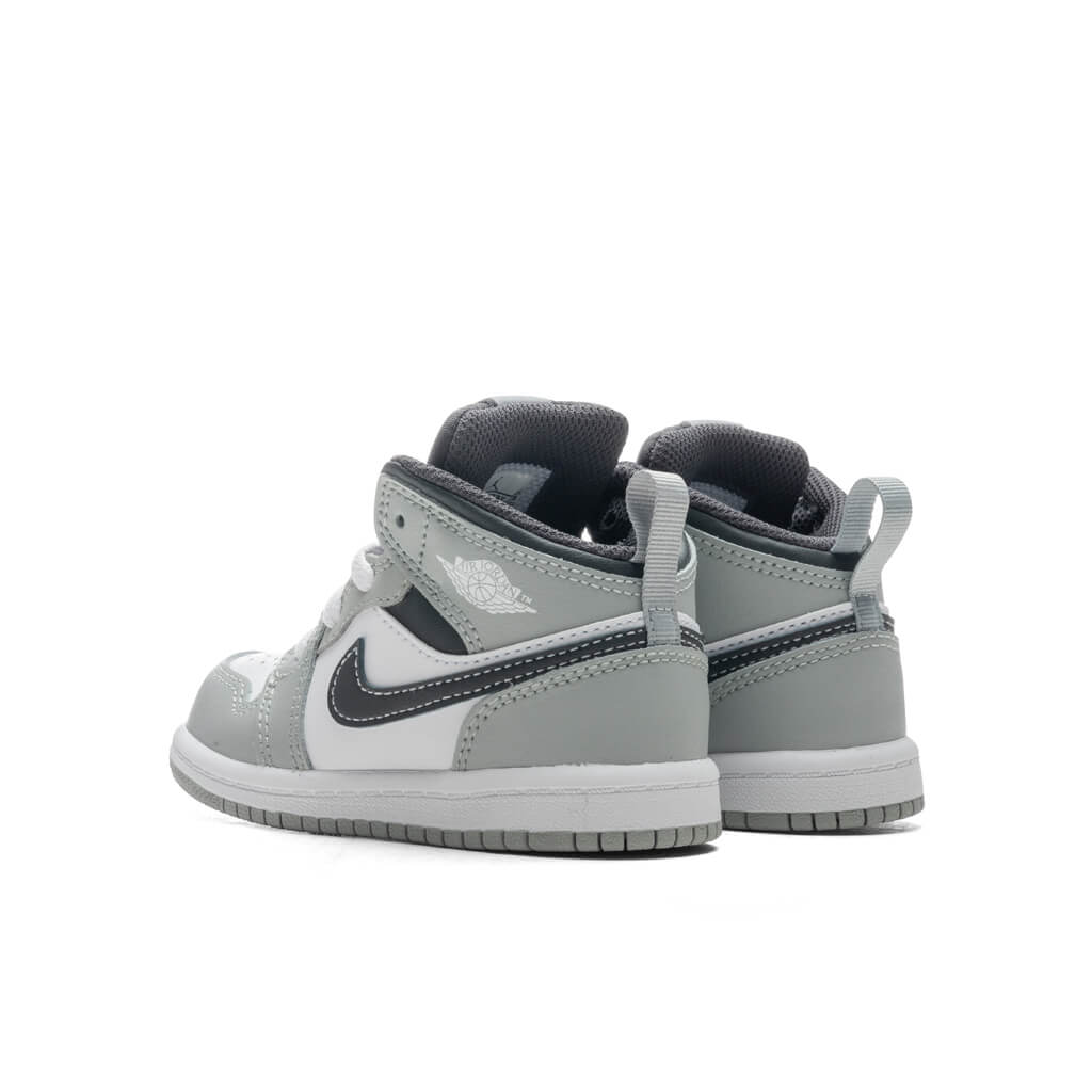 Jordan 1 Mid (TD) - Light Smoke Grey/White/Anthracite