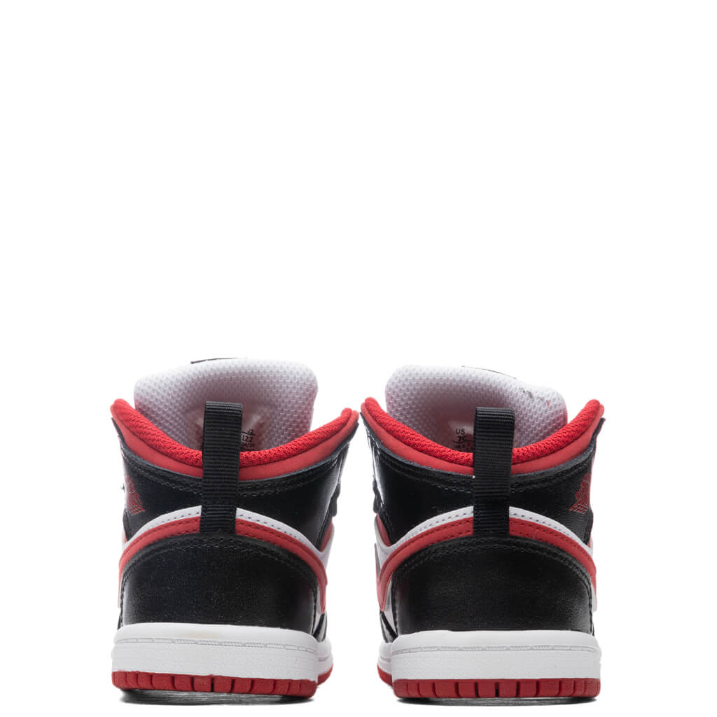 Jordan 1 Mid (TD) - White/Gym Red