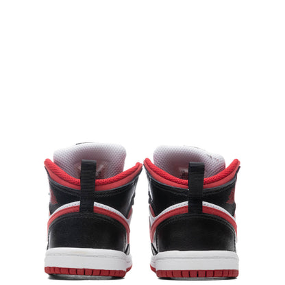 Jordan 1 Mid (TD) - White/Gym Red