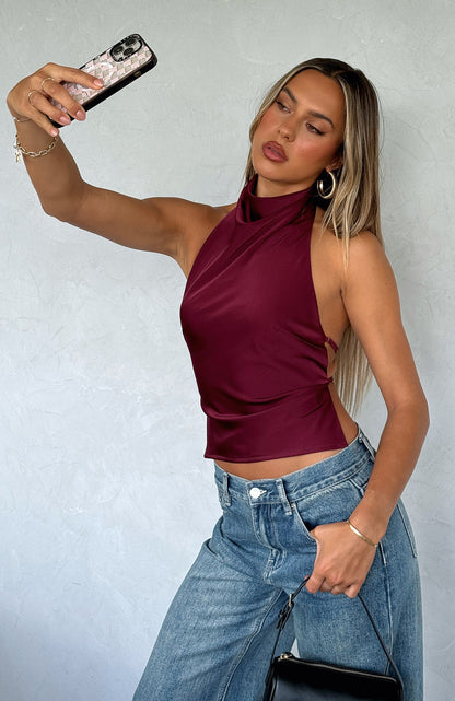 Isra Halter Top