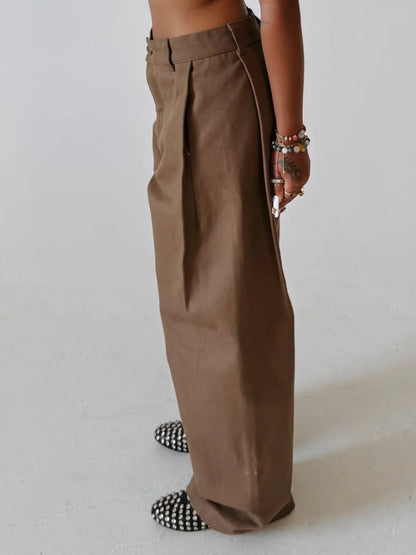 Lisa Double Pleated Trousers