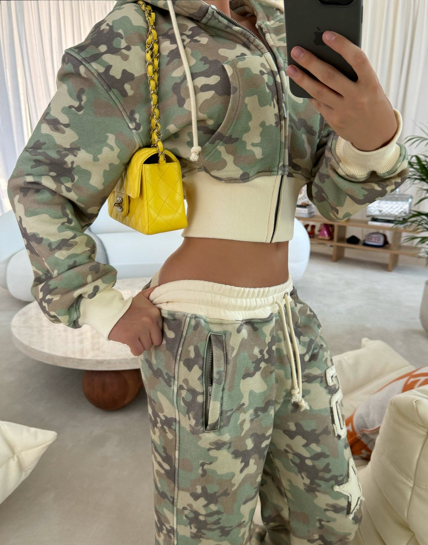 Camo Cropped Vest + FREE Baggy Sweats