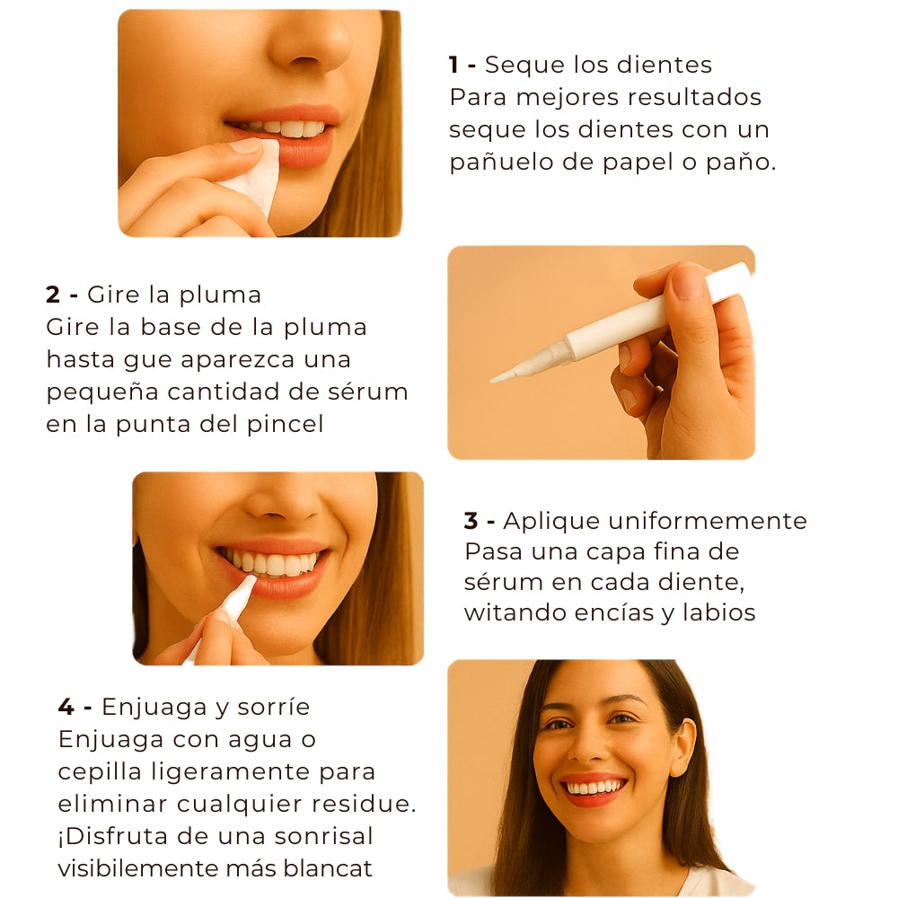 Lápiz Blanqueador de Dientes - Dientes blancos en minutos